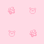 pink-silly-bear-flowers